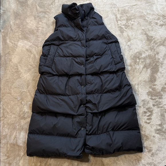 Lululemon Transformable Parka Black Size 6 Long Vest Removable Sections Down - Picture 2 of 16